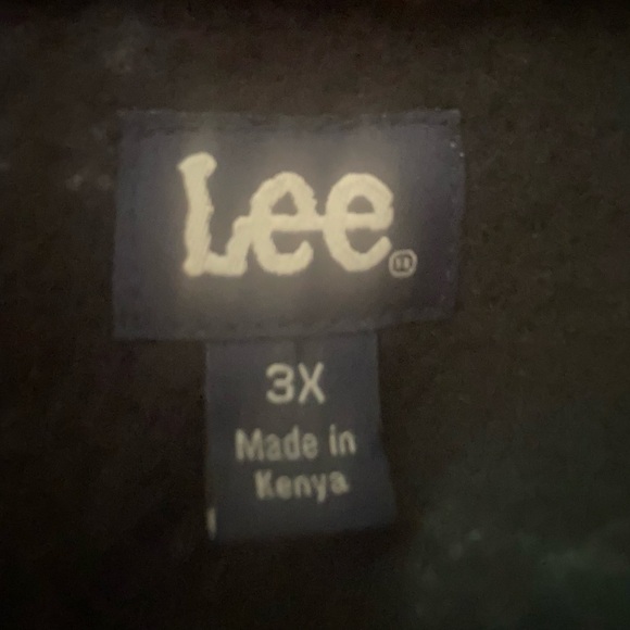 NWT-LEE-OVERSIZED FLEECE JACKET-SIZE 3X - Picture 6 of 6